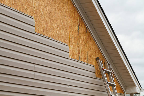 Professional Emergency Siding Repair technician working in Belleair Beach, FL